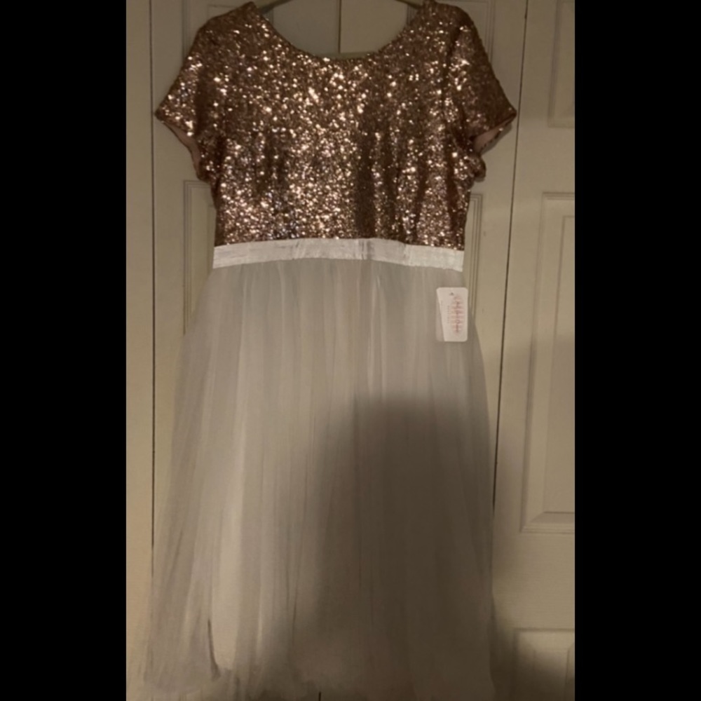 Sparkly and flowing dress